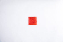 画像をギャラリービューアに読み込む, 和紙皿 スクエア紅(赤)