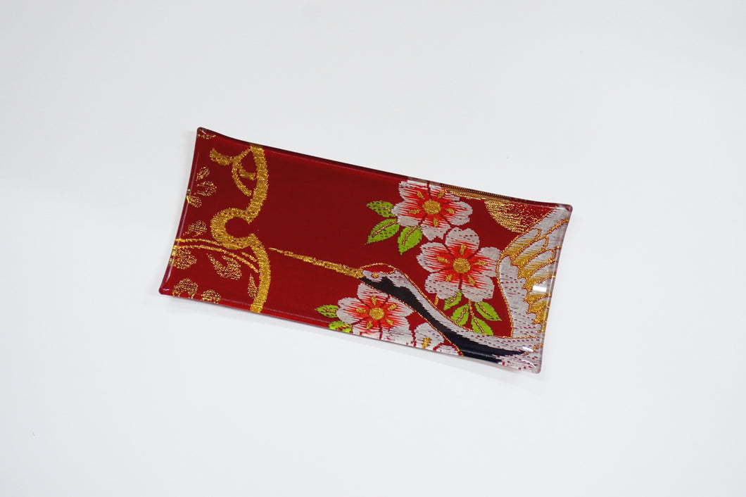 Liquid長小皿　花嫁衣裳生地