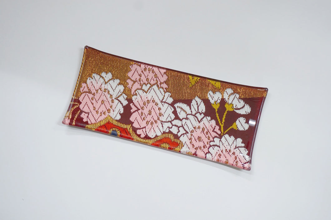 Liquid長小皿　花嫁衣裳生地