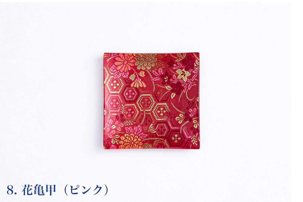 着物皿　金襴№8花亀甲