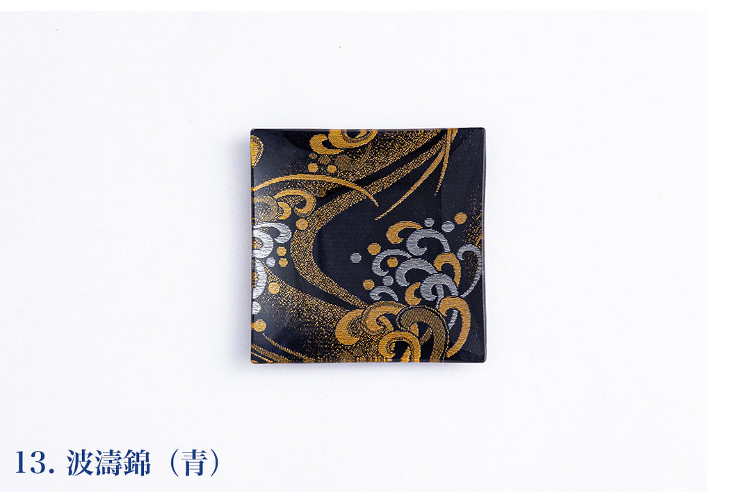 着物皿　金襴№13波涛錦